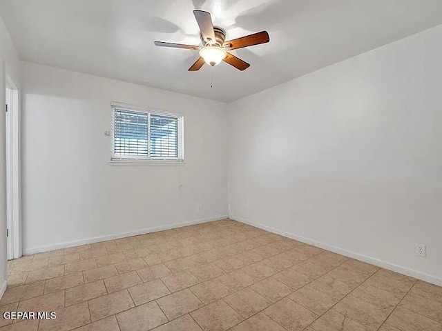 3305 Killarney St, El Paso, TX 79925 - unfurnished room with a ceiling fan and baseboards