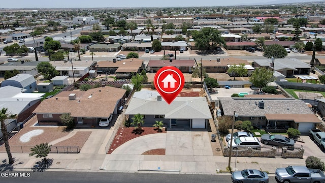 4956 Rutherford Dr, El Paso, TX 79924 - aerial view of residential area