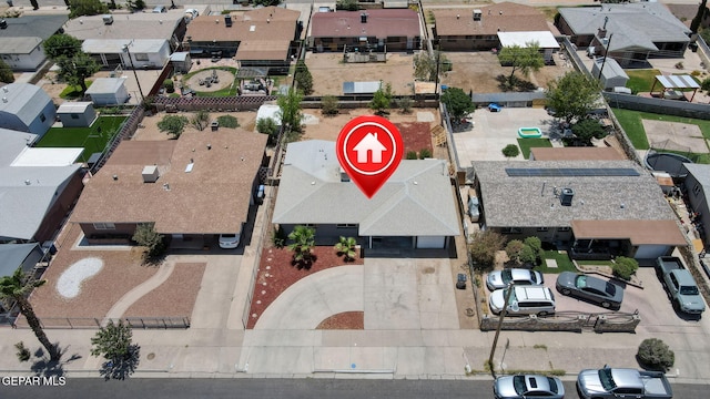4956 Rutherford Dr, El Paso, TX 79924 - aerial perspective of suburban area
