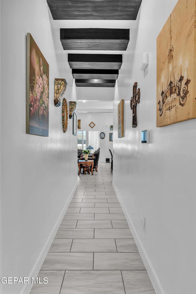 12328 Desert Heights Ct, El Paso, TX 79938 - hallway with baseboards