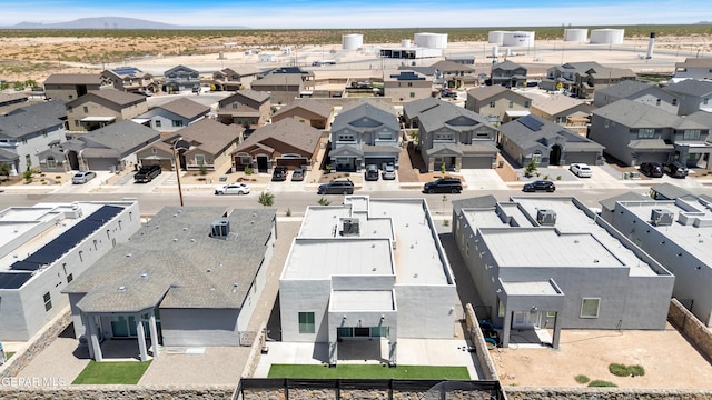 12328 Desert Heights Ct, El Paso, TX 79938 - aerial view of residential area with a mountainous background