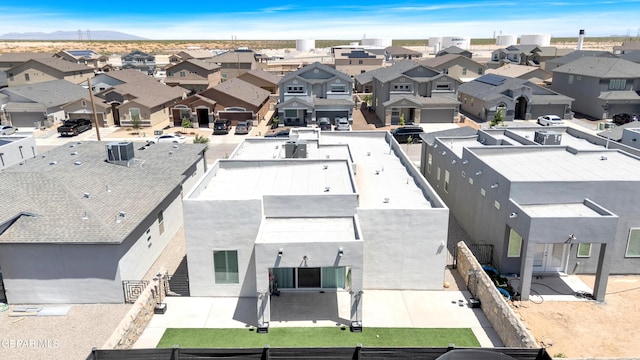 12328 Desert Heights Ct, El Paso, TX 79938 - aerial perspective of suburban area with a mountainous background
