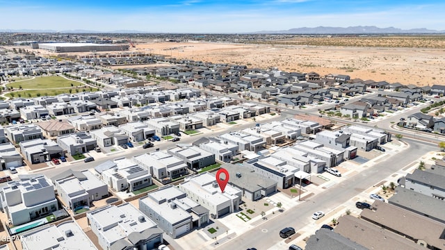 12328 Desert Heights Ct, El Paso, TX 79938 - aerial perspective of suburban area with mountains