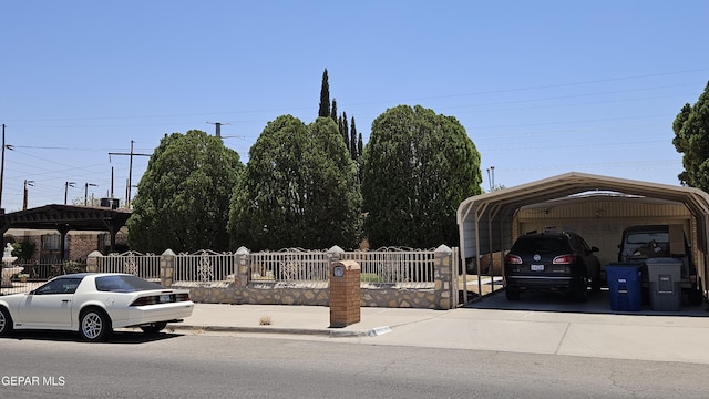 5028 Sagittarius Ave, El Paso, TX 79924 - view of front of home featuring a carport and a garage