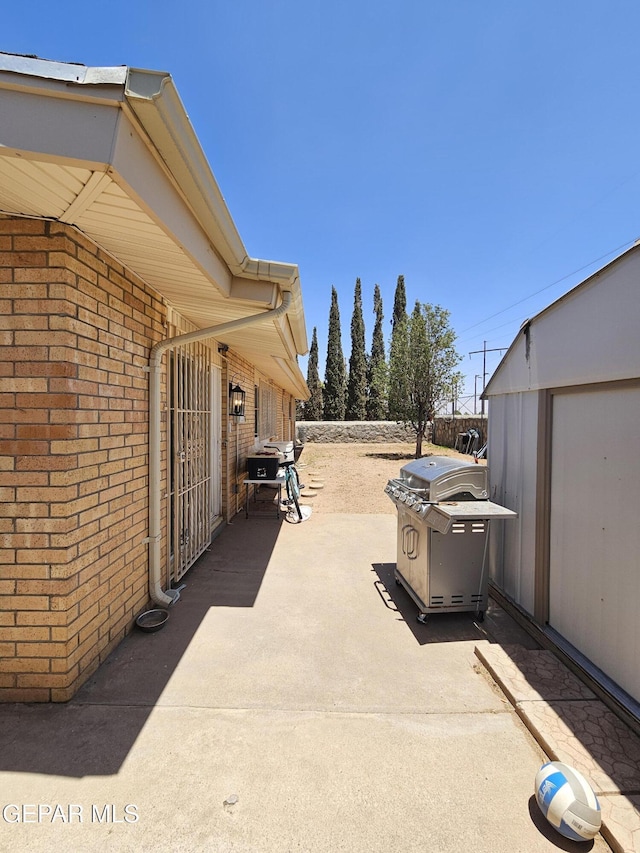 5028 Sagittarius Ave, El Paso, TX 79924 - view of patio with a grill