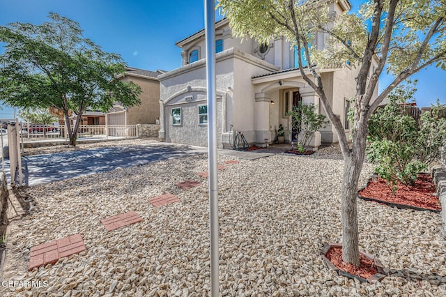 14376 N Cave Dr, El Paso, TX 79938 - back of property with stucco siding