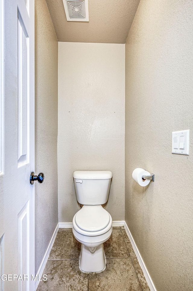 14376 N Cave Dr, El Paso, TX 79938 - bathroom with toilet and tile patterned floors