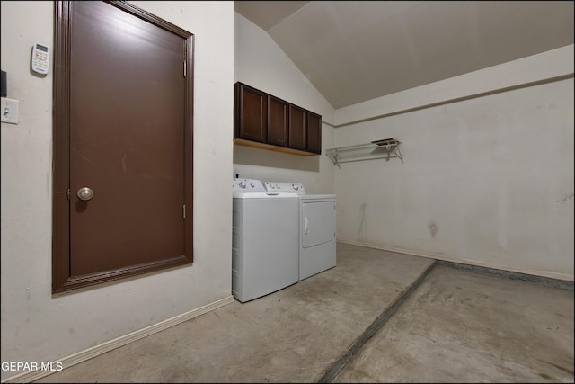 4908 Gold Ranch Ave, El Paso, TX 79934 - washroom with washer and dryer and cabinet space