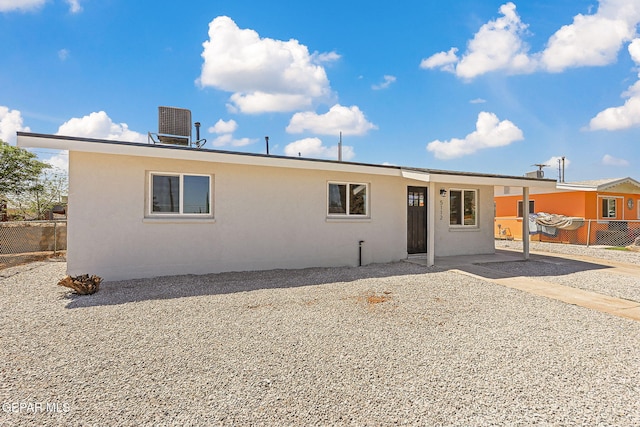 5112 Sun Valley Dr, El Paso, TX 79924 - view of front facade with stucco siding and a patio