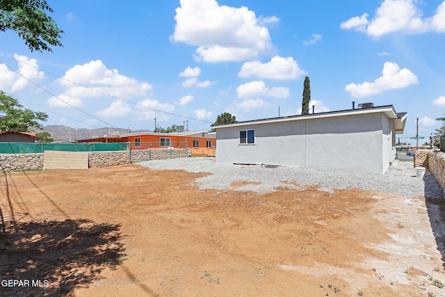 5112 Sun Valley Dr, El Paso, TX 79924 - back of house with stucco siding