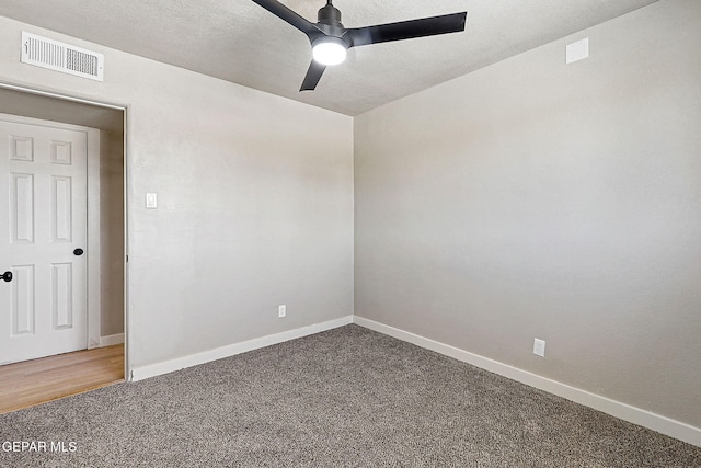 5112 Sun Valley Dr, El Paso, TX 79924 - carpeted spare room featuring a ceiling fan and baseboards