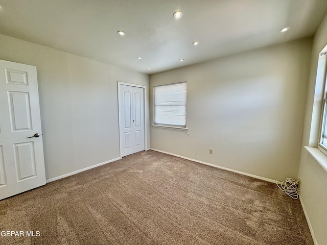 536 Satellite Dr, El Paso, TX 79912 - carpeted spare room featuring recessed lighting and baseboards