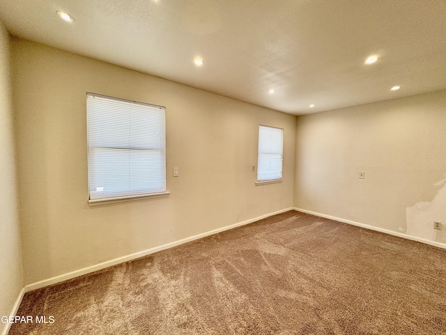 536 Satellite Dr, El Paso, TX 79912 - carpeted spare room featuring recessed lighting