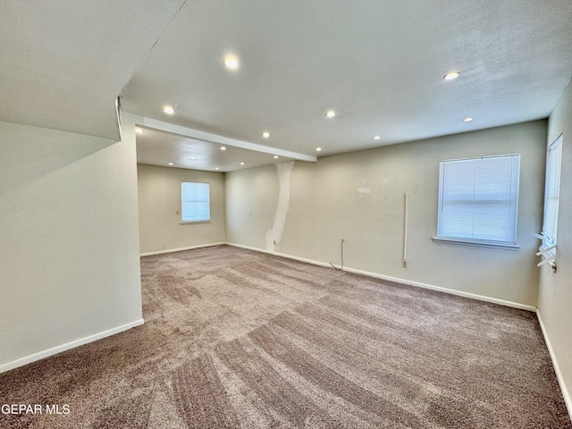 536 Satellite Dr, El Paso, TX 79912 - carpeted spare room featuring recessed lighting and baseboards