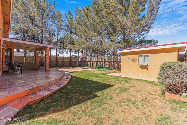 9769 Galilee Dr, El Paso, TX 79927 - view of yard featuring a patio area
