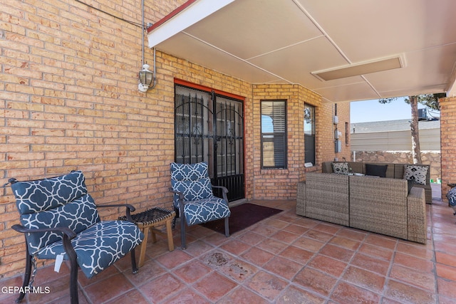9769 Galilee Dr, El Paso, TX 79927 - view of patio featuring outdoor lounge area