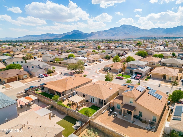 11202 Redstone Peak Place, El Paso, TX 79934 - aerial view of residential area with mountains
