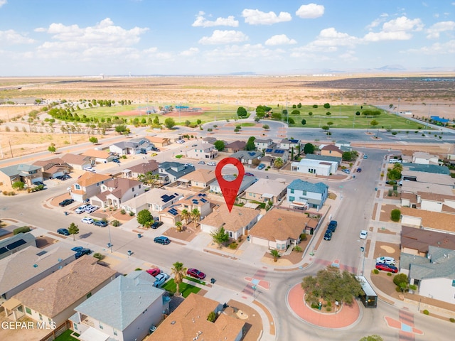 11202 Redstone Peak Place, El Paso, TX 79934 - aerial overview of property's location with nearby suburban area
