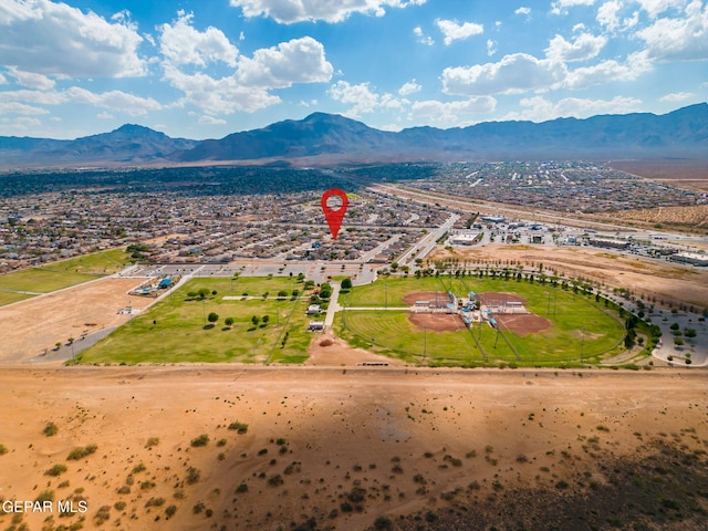 11202 Redstone Peak Place, El Paso, TX 79934 - drone / aerial view of a mountain backdrop