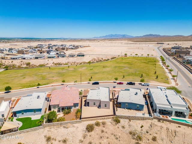 7722 Enchanted Ridge Dr, El Paso, TX 79911 - aerial view of residential area featuring mountains