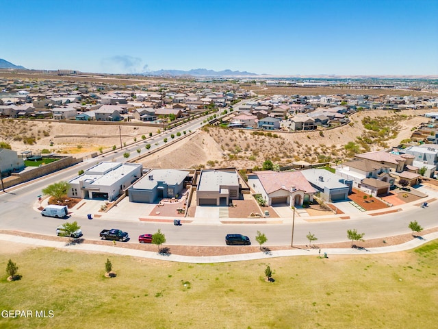 7722 Enchanted Ridge Dr, El Paso, TX 79911 - aerial view of residential area featuring mountains