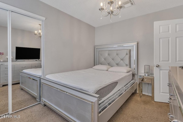 3280 Fawn Passage Place, El Paso, TX 79936 - carpeted bedroom with a chandelier