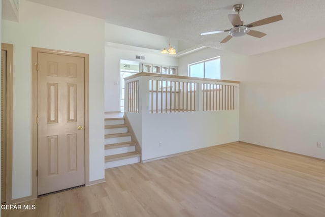 3148 Tierra Encino Dr, El Paso, TX 79938 - empty room with wood finished floors and ceiling fan
