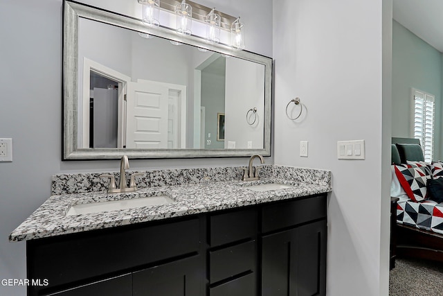 13860 Summer View Ave, El Paso, TX 79928 - full bathroom featuring double vanity and ensuite bathroom