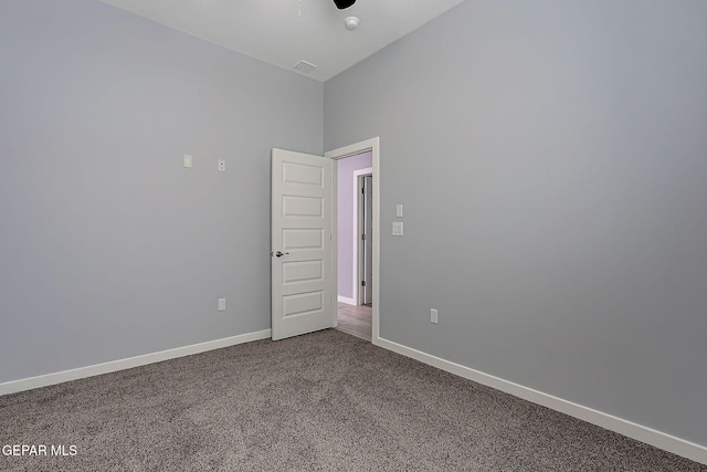13860 Summer View Ave, El Paso, TX 79928 - carpeted spare room with a ceiling fan and baseboards