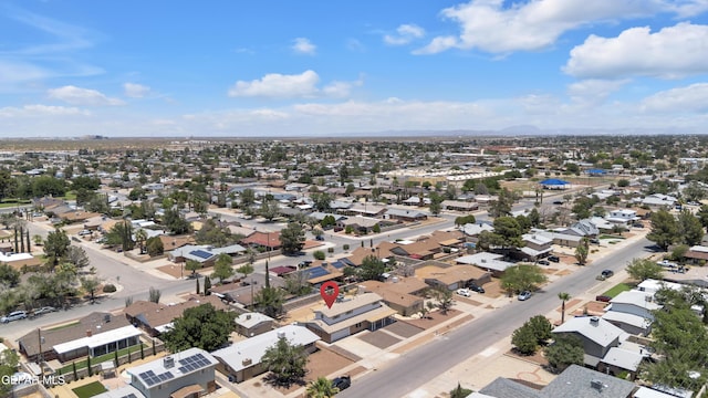 10229 Luella Ave, El Paso, TX 79925 - aerial view of residential area with mountains