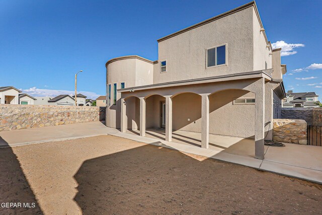 12511 Furlong Cir, El Paso, TX 79928 - back of house with a patio area and stucco siding