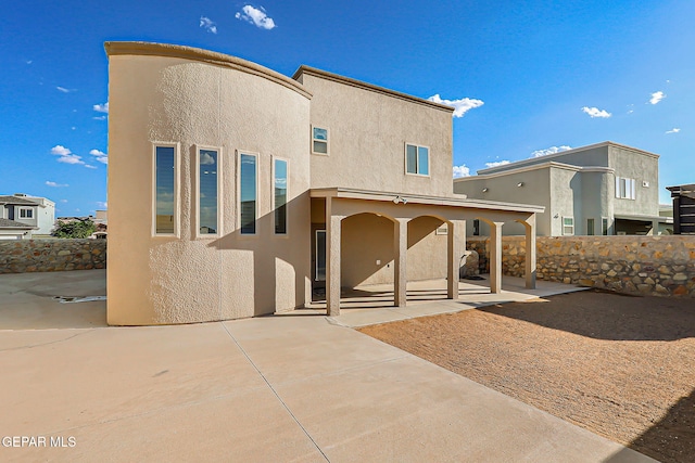 12511 Furlong Cir, El Paso, TX 79928 - back of property featuring a patio area and stucco siding