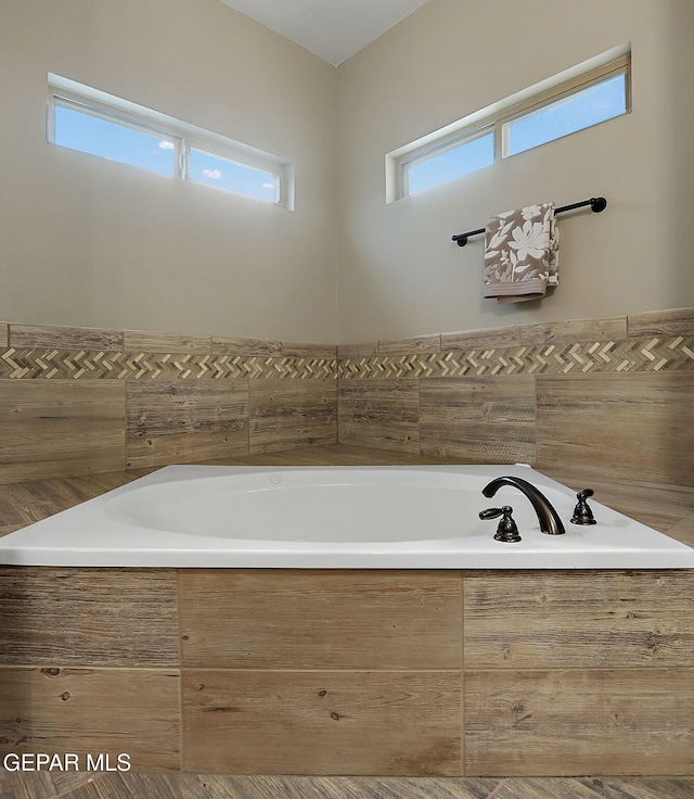 12511 Furlong Cir, El Paso, TX 79928 - bathroom featuring plenty of natural light and a garden tub