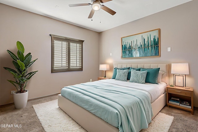 12511 Furlong Cir, El Paso, TX 79928 - bedroom featuring carpet flooring and a ceiling fan