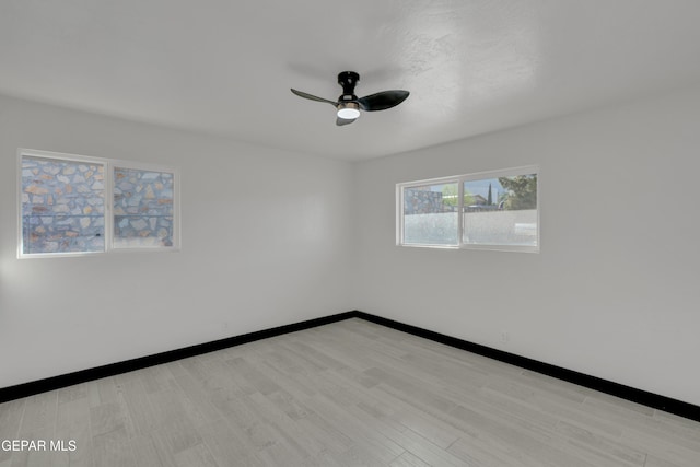 3116 Titanic Ave, El Paso, TX 79904 - spare room featuring ceiling fan and wood finished floors