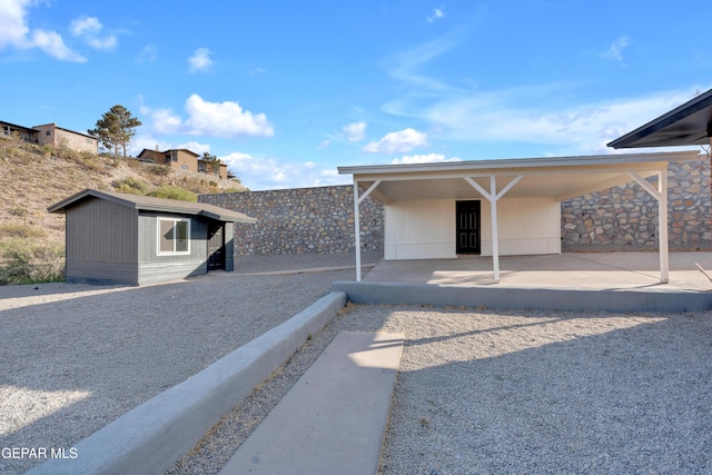 3116 Titanic Ave, El Paso, TX 79904 - view of front of home with an outdoor structure