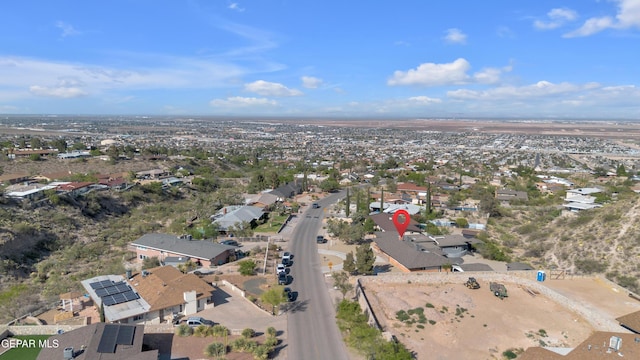 3116 Titanic Ave, El Paso, TX 79904 - aerial overview of property's location featuring nearby suburban area