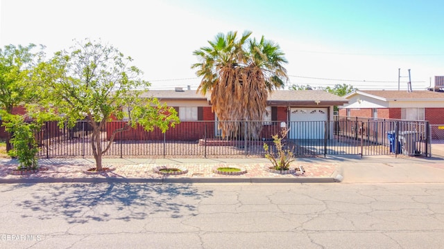 10324 Shoshone St, El Paso, TX 79924 - single story home with concrete driveway, an attached garage, and a fenced front yard
