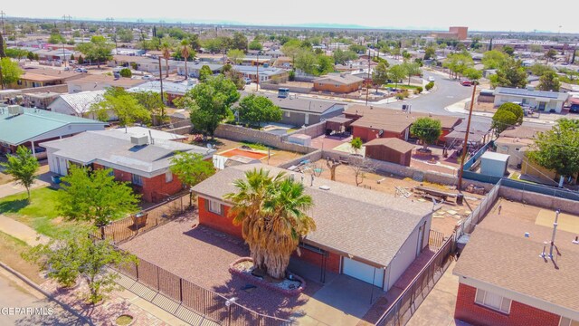 10324 Shoshone St, El Paso, TX 79924 - aerial perspective of suburban area