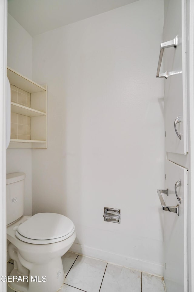 10317 Wilshire Dr, El Paso, TX 79924 - bathroom with toilet and tile patterned flooring
