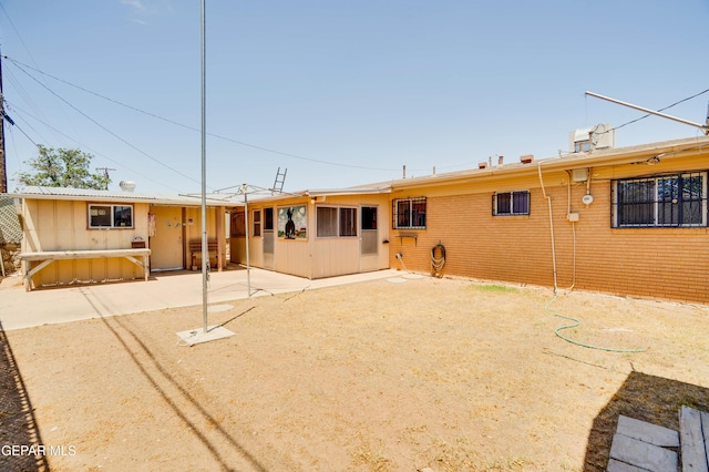 10317 Wilshire Dr, El Paso, TX 79924 - rear view of property featuring a patio area