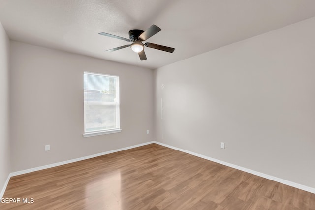 14197 Ranier Point Dr, El Paso, TX 79938 - empty room featuring ceiling fan and wood finished floors