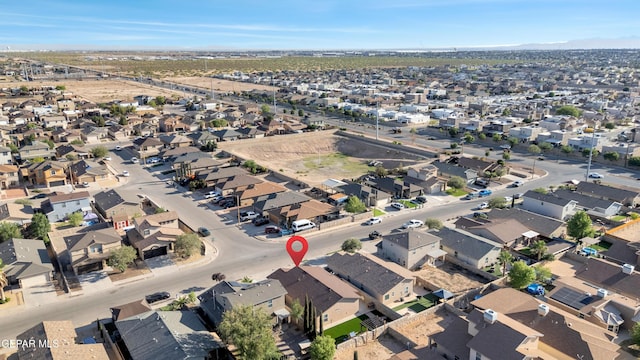 14197 Ranier Point Dr, El Paso, TX 79938 - aerial overview of property's location featuring nearby suburban area