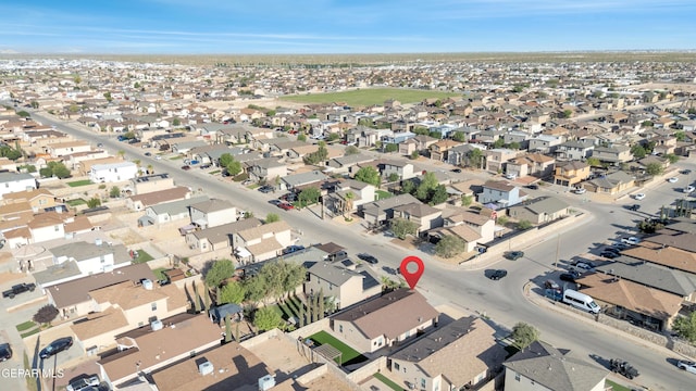 14197 Ranier Point Dr, El Paso, TX 79938 - aerial overview of property's location with nearby suburban area