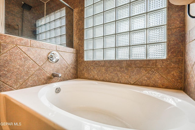 401 Everlook Ln, Horizon City, TX 79928 - bathroom with a bath and a shower