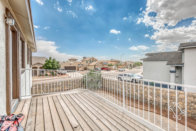 401 Everlook Ln, Horizon City, TX 79928 - deck with a residential view