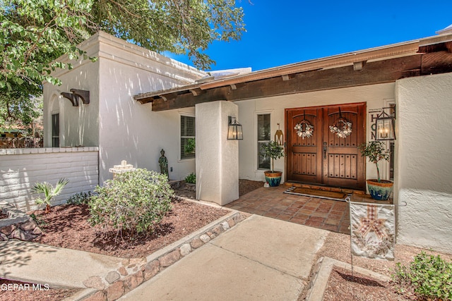 5430 Davis Cup Ct, El Paso, TX 79932 - view of exterior entry with stucco siding
