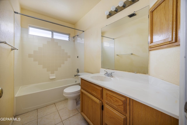 11969 Oak Abbey Ct, El Paso, TX 79936 - full bath featuring vanity, bathing tub / shower combination, and tile patterned flooring