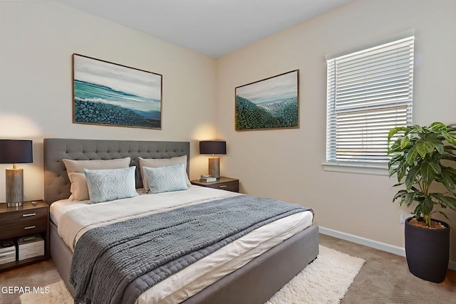 14904 John Mcneely Ave, El Paso, TX 79938 - bedroom with baseboards and light carpet