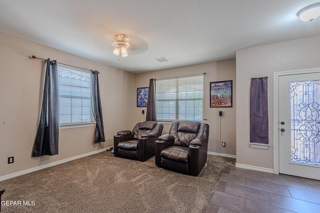 12355 Joe Gomez, El Paso, TX 79928 - living area featuring plenty of natural light and a ceiling fan